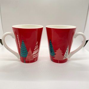 Starbucks 2017 Christmas Mug Coffee Cup Set